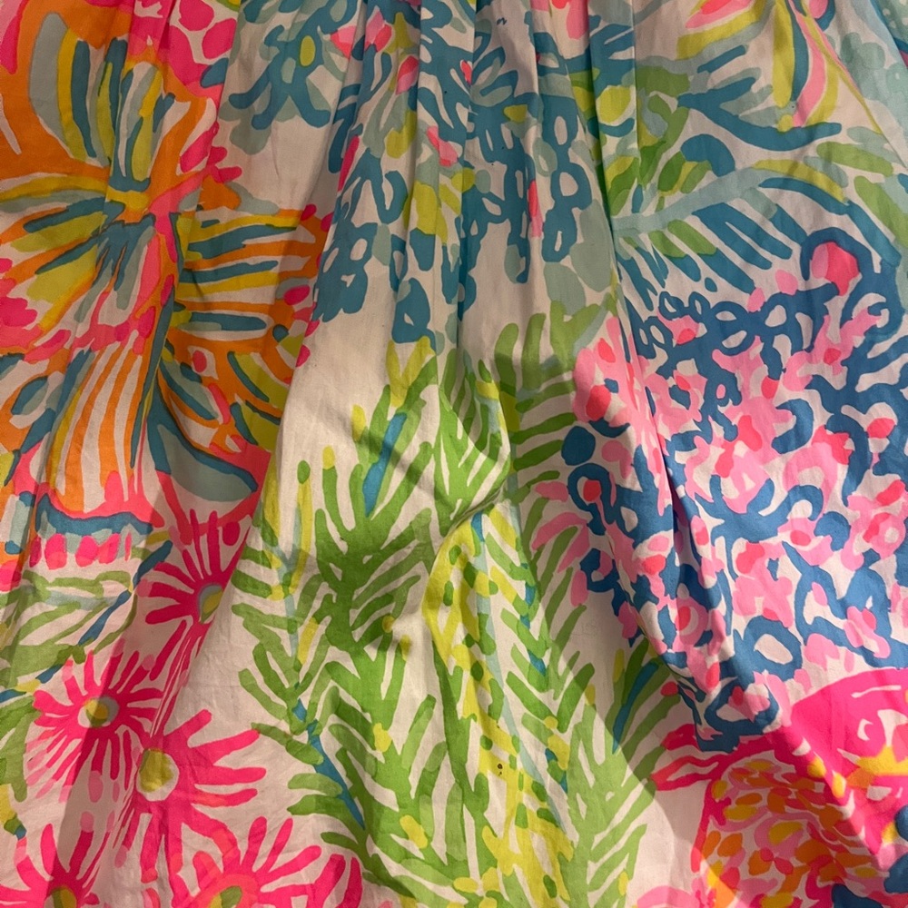 Lilly Pulitzer Pink and Green Dress - Picture 11 of 17